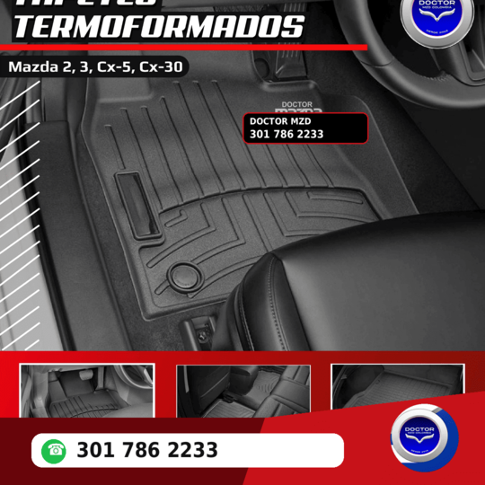 TAPETES TERMOFORMADOS