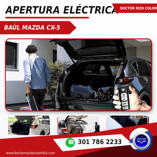 APERTURA DE BAÚL MAZDA CX-5