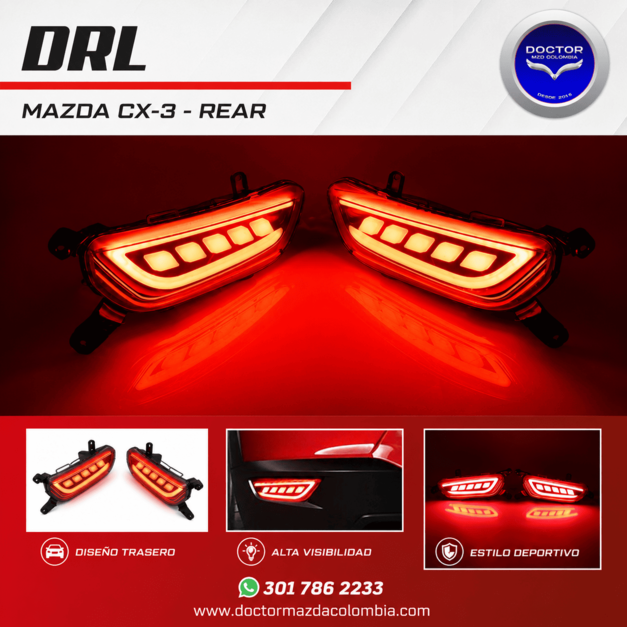 DRL MAZDA CX-3 REAR